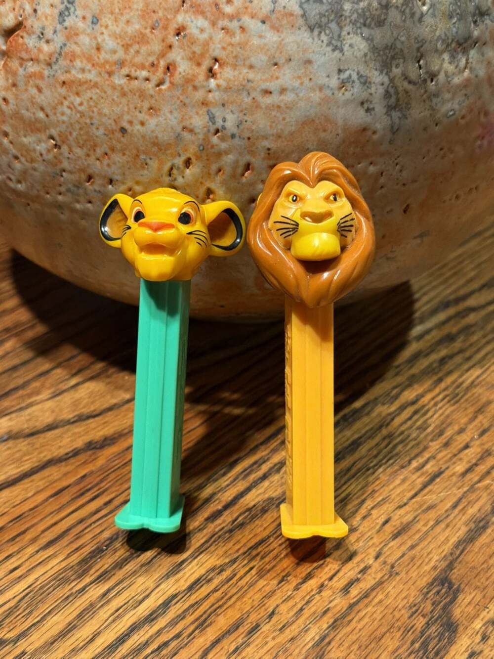 Disney The Lion King Simba and Mufasa PEZ Dispensers Set